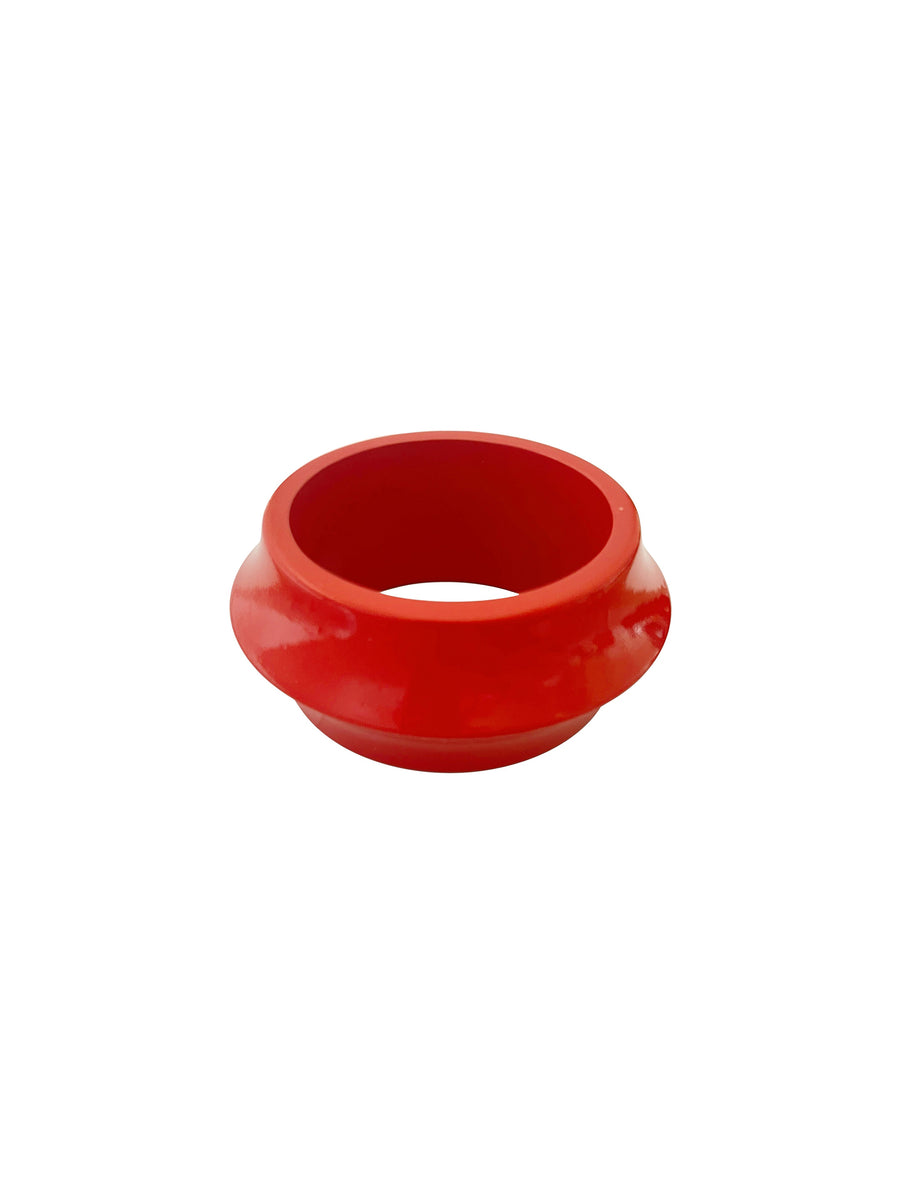 Red Broad Bangle