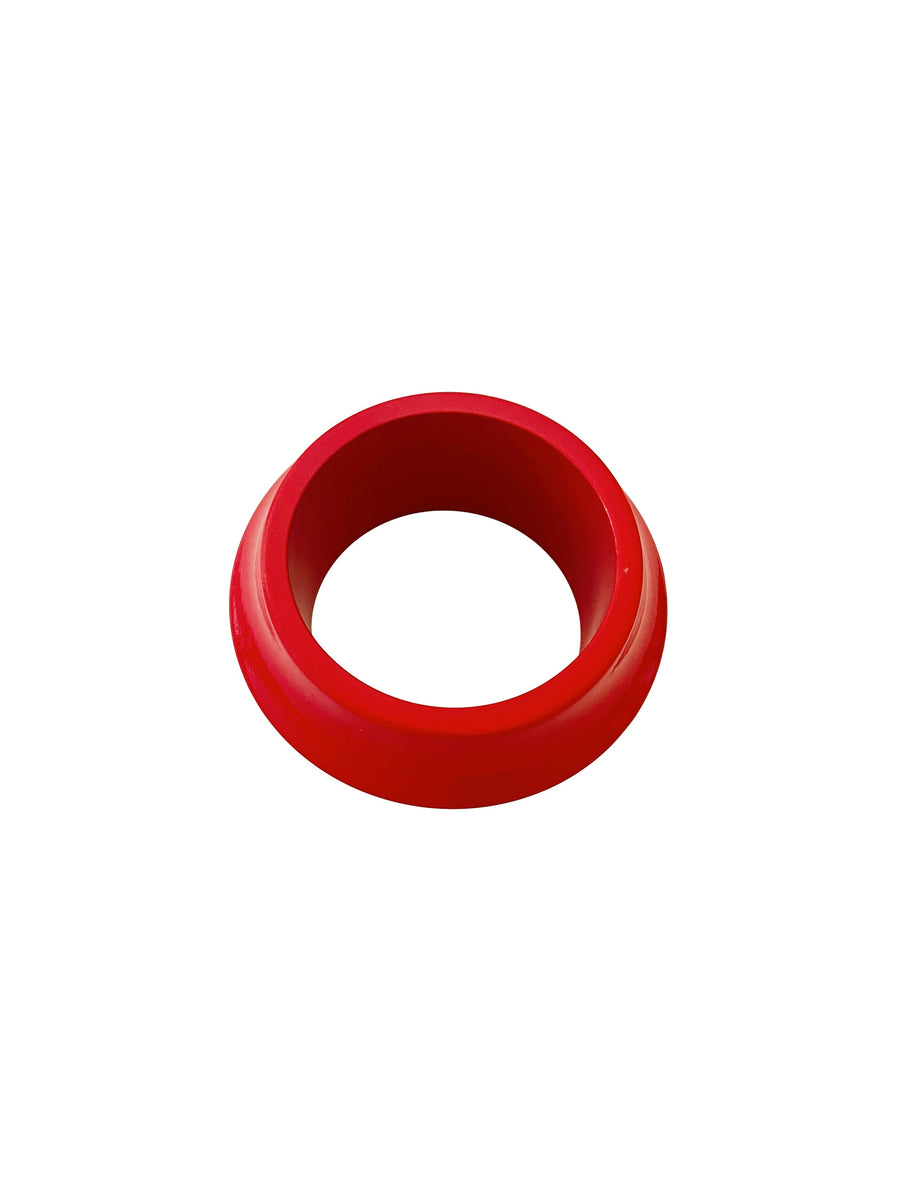 Red Broad Bangle