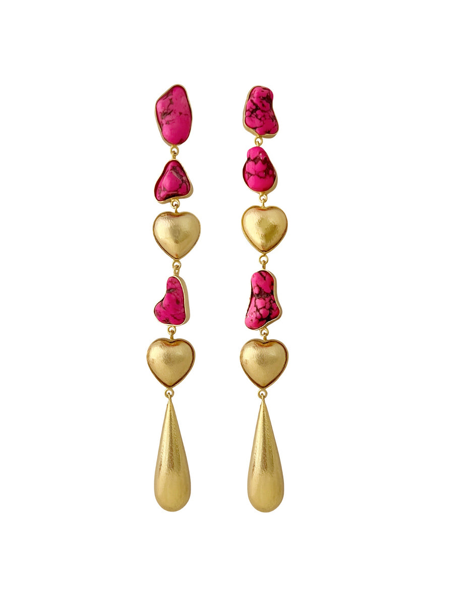 Turq Drop Danglers