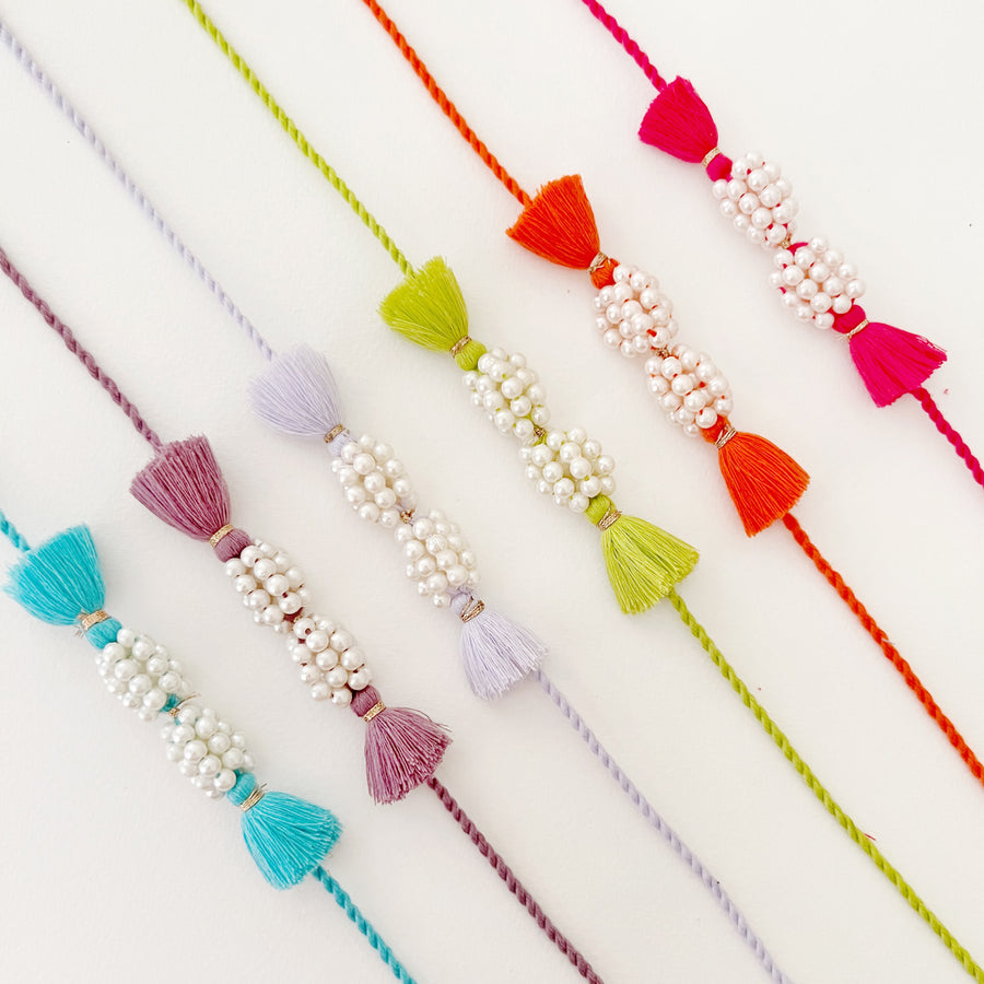 Botanico Fro Fro Rakhi Lime Green