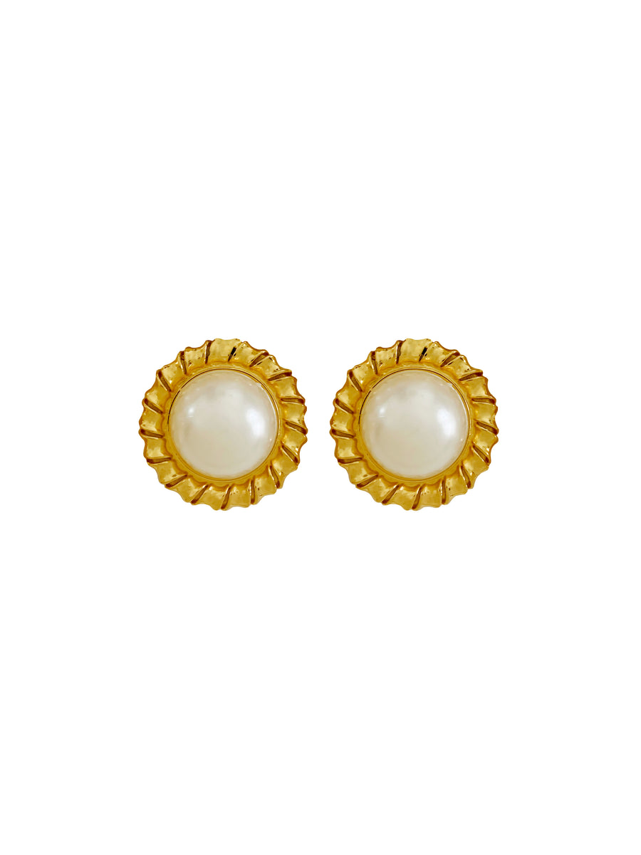 Twisted Pearl Studs